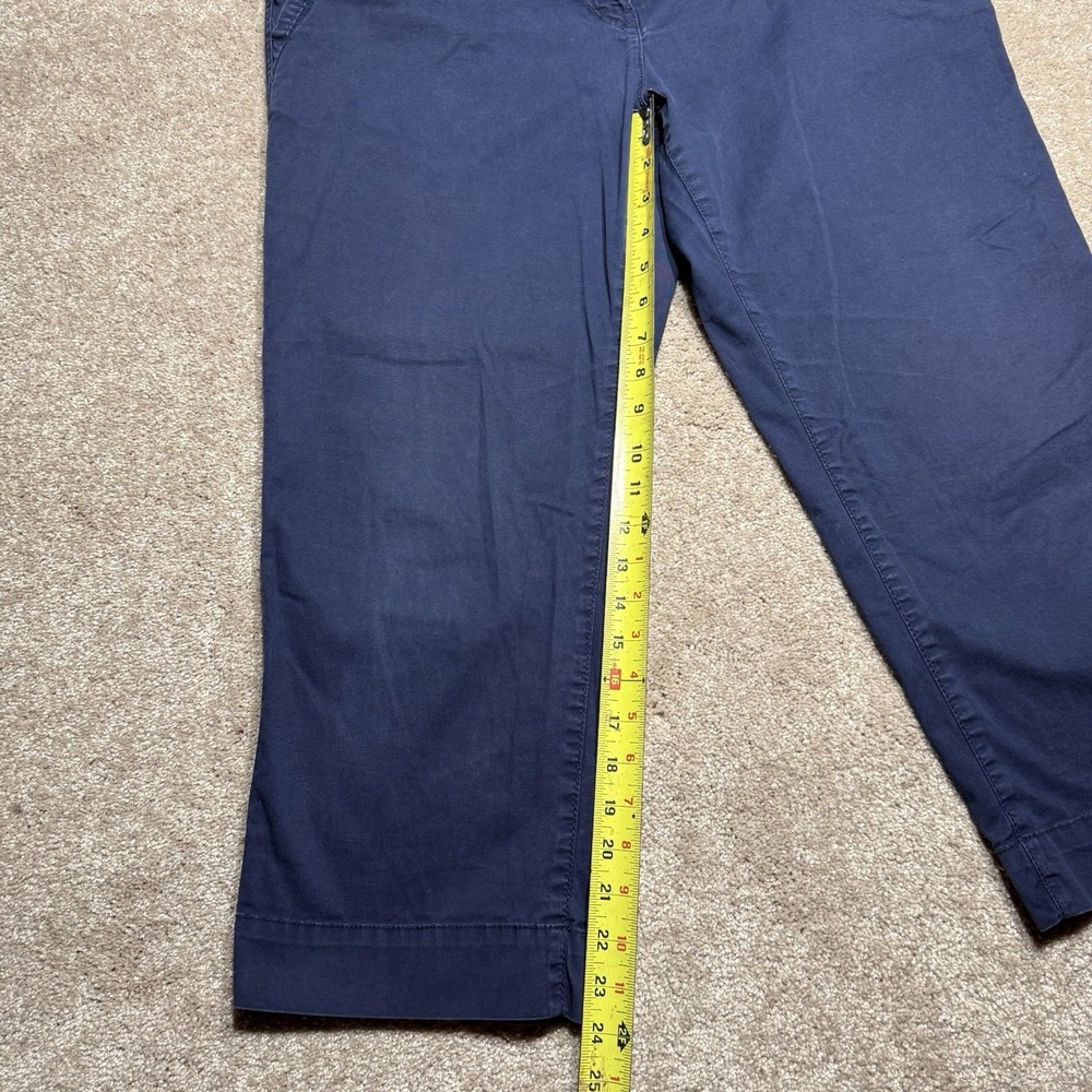 Tommy Hilfiger Navy Blue Cropped Pants Women's Size 14 - Picture 7 of 7